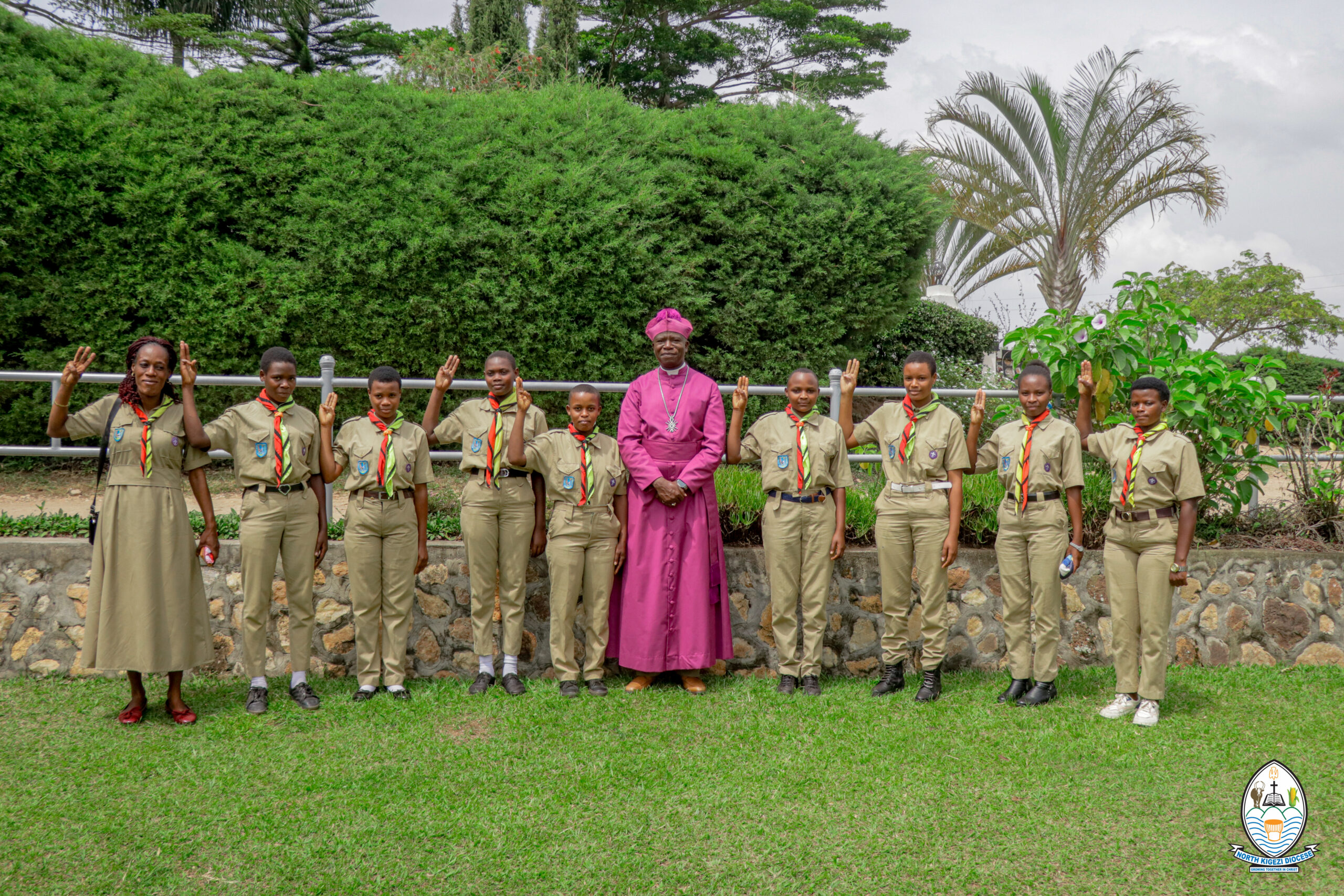 You are currently viewing Bishop Onesimus Commissions Nyabiteete S.S Girl Guides to Represent Uganda at East African Scouts Championship